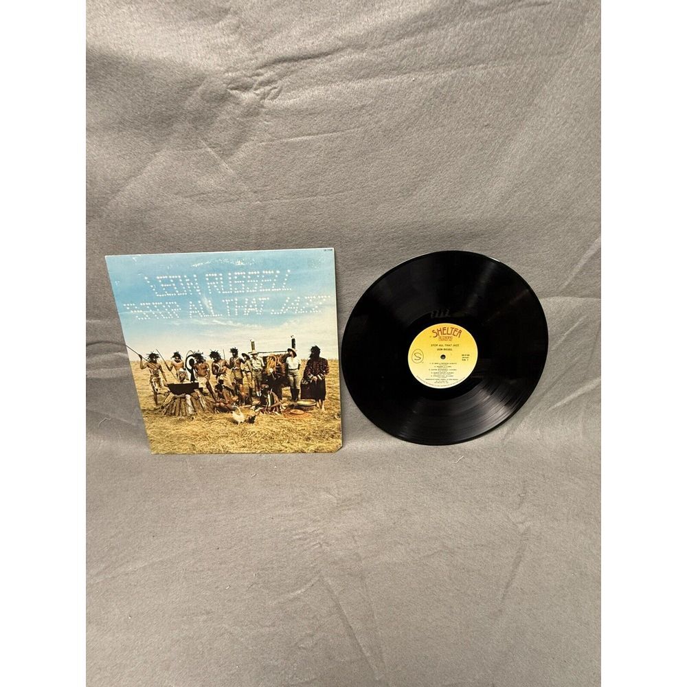 VINTAGE VINYL LP LEON RUSSELL 'STOP ALL THAT JAZZ' SHELTER RECORDING CO. SR-2108